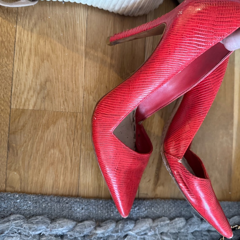 Elegant Red Stiletto Heels